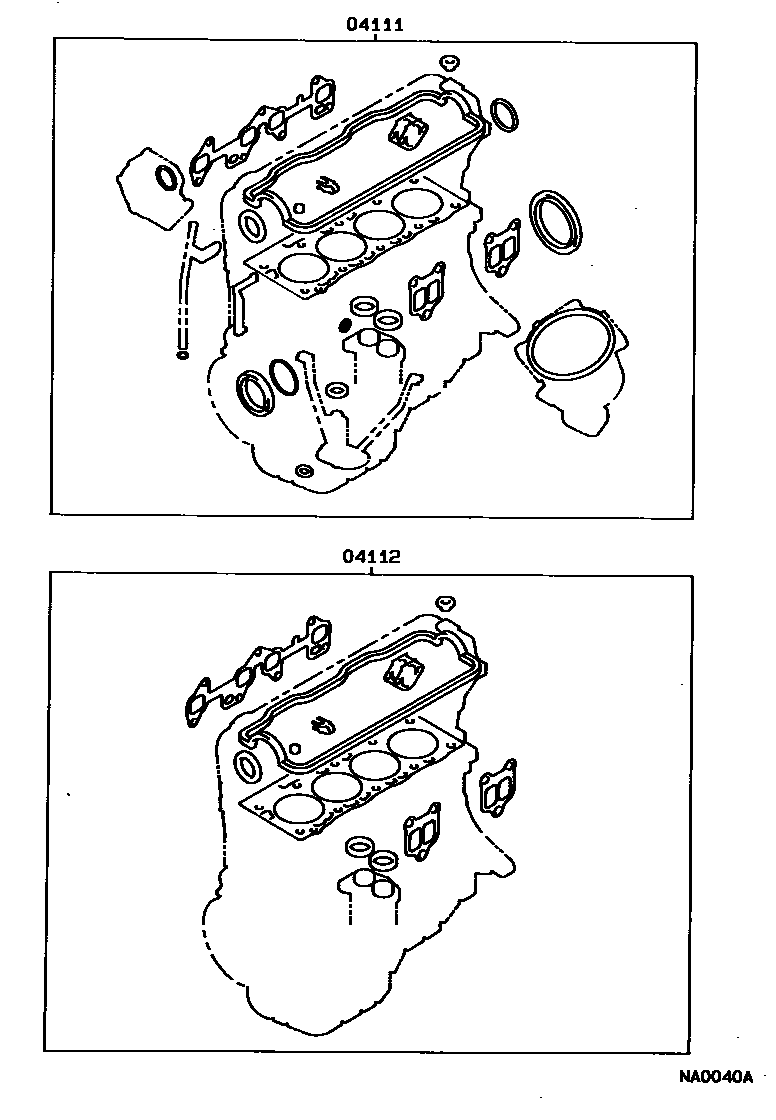 1103 — ENGINE OVERHAUL GASKET KIT