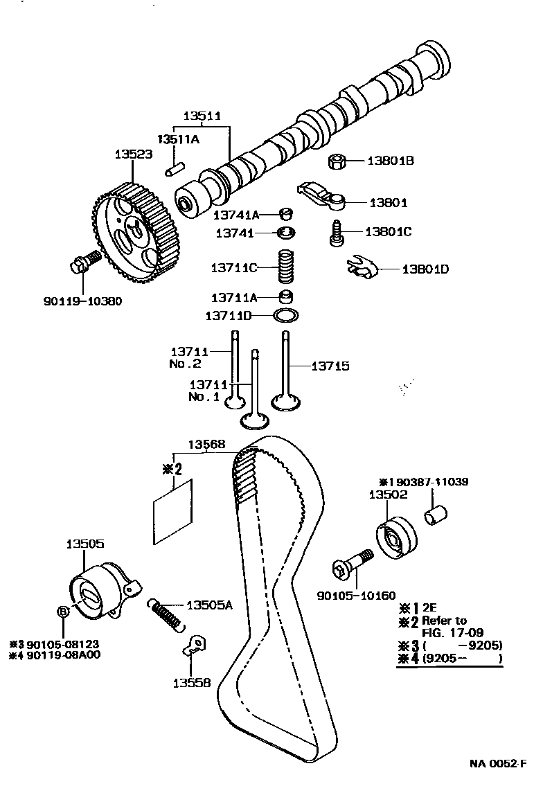 1302 — CAMSHAFT & VALVE