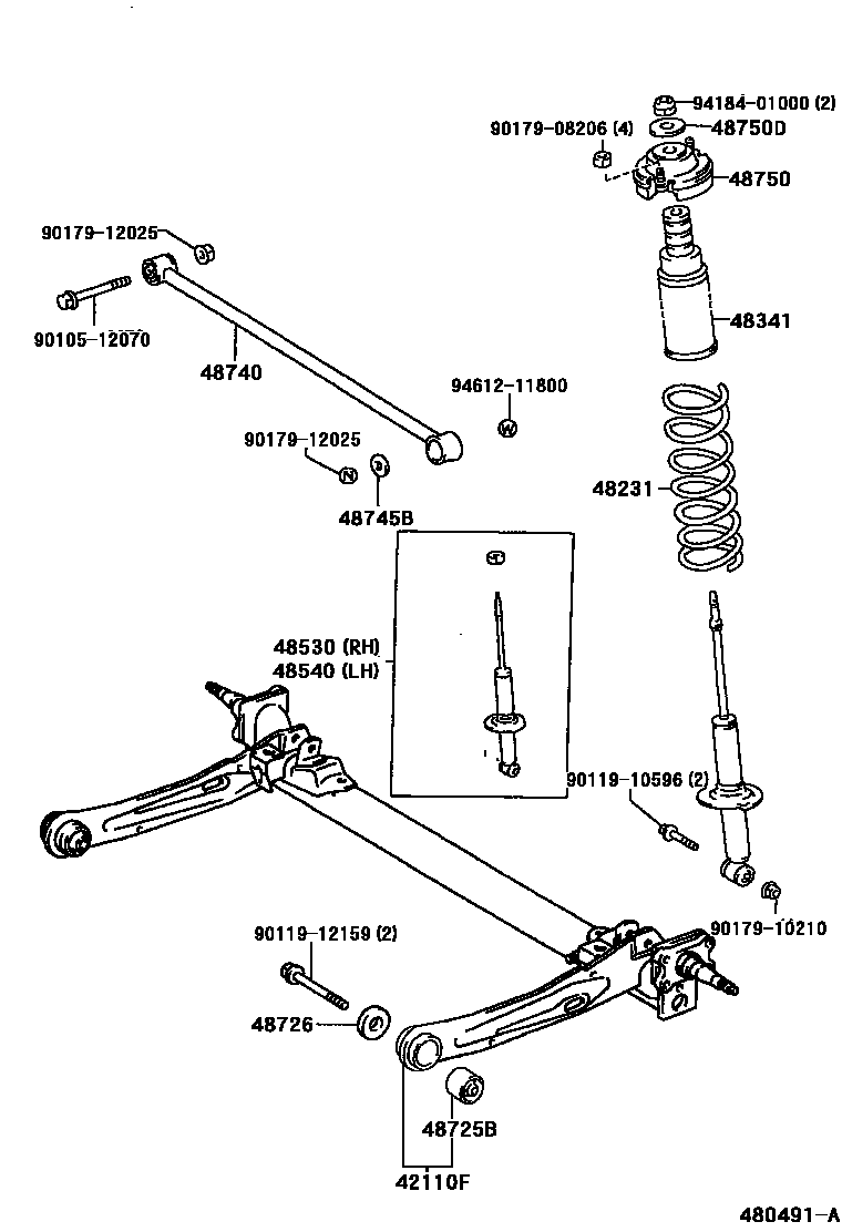 4804 — REAR SPRING & SHOCK ABSORBER