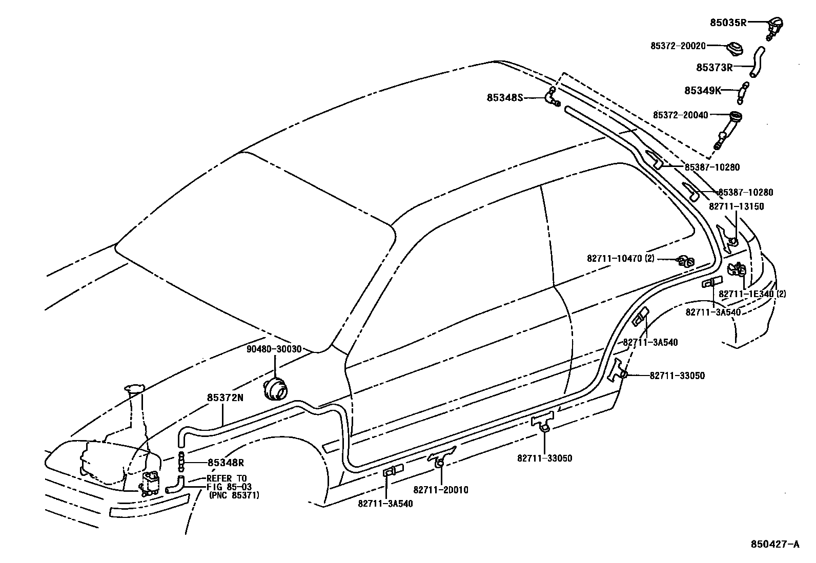 8504 — REAR WASHER