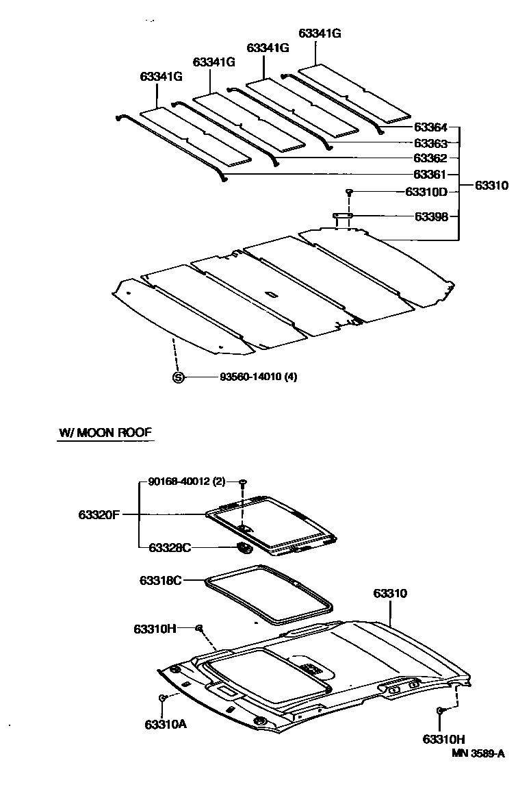 6402 — ROOF HEADLINING & SILENCER PAD
