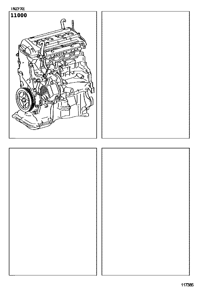 1101 — PARTIAL ENGINE ASSEMBLY
