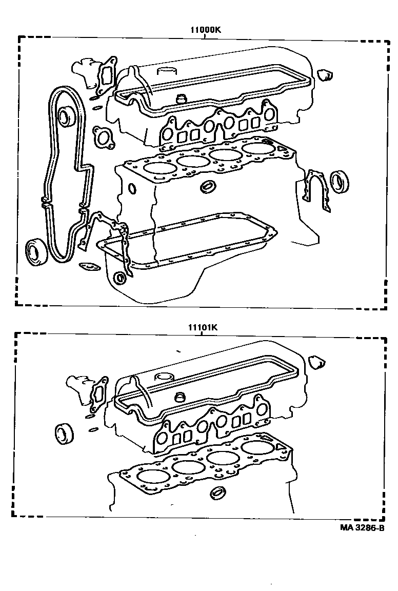 1103 — ENGINE OVERHAUL GASKET KIT