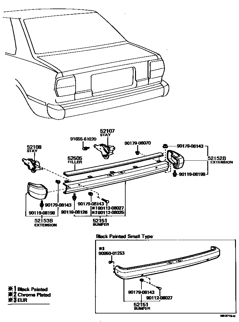5202 — REAR BUMPER & BUMPER STAY