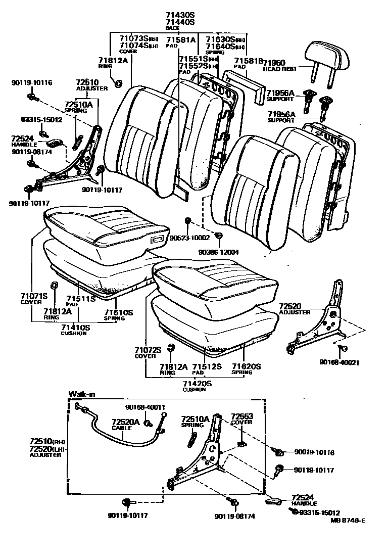 7101 — FRONT SEAT & SEAT TRACK