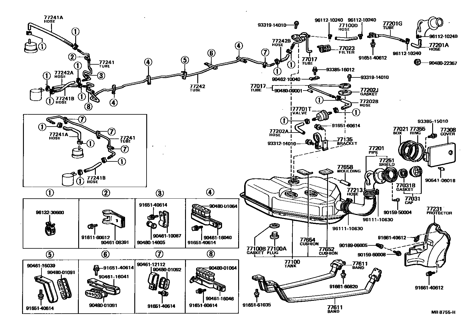 7701 — FUEL TANK & TUBE