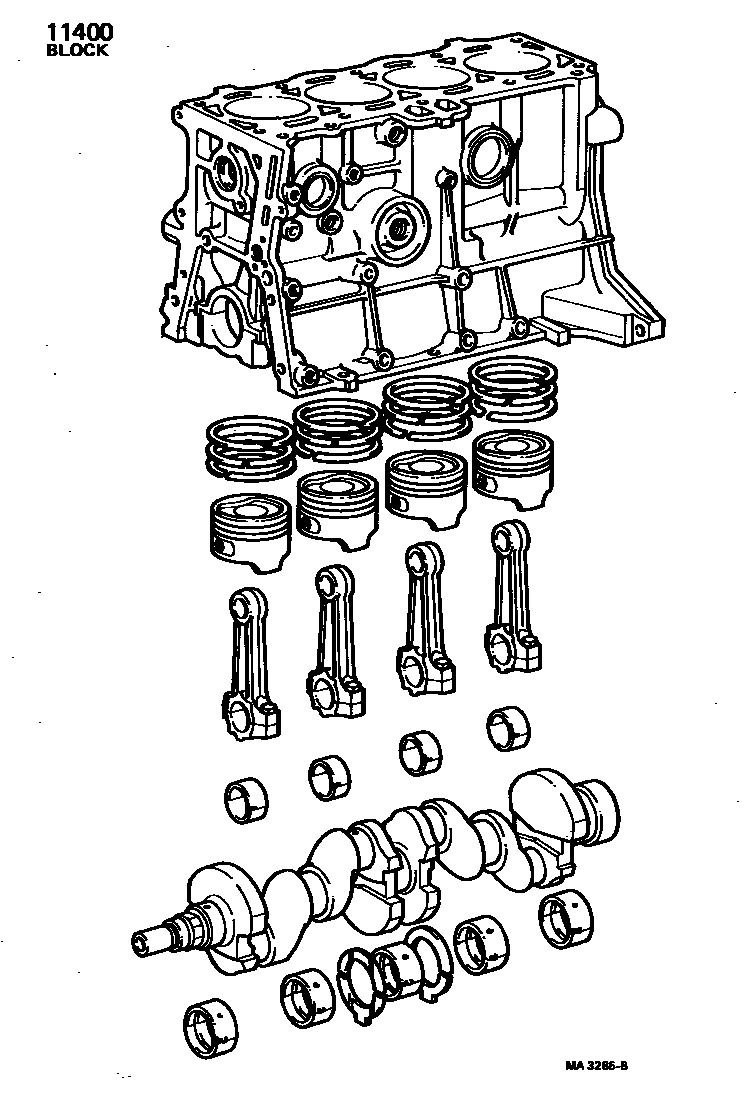 1102 — SHORT BLOCK ASSEMBLY