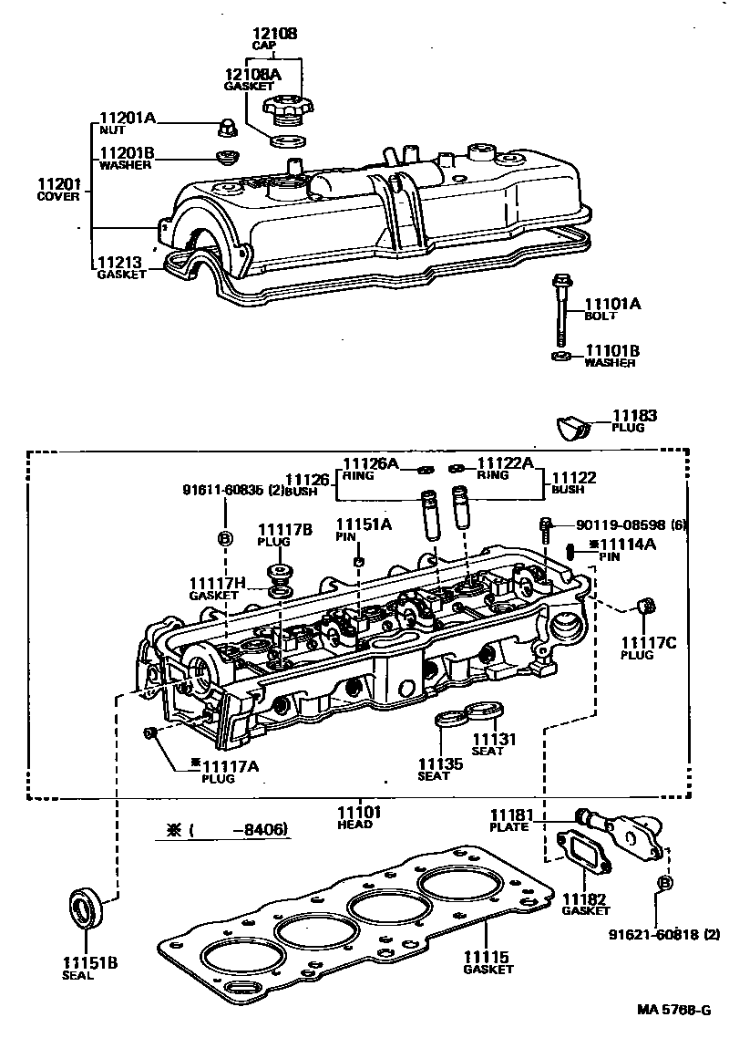 1104 — CYLINDER HEAD