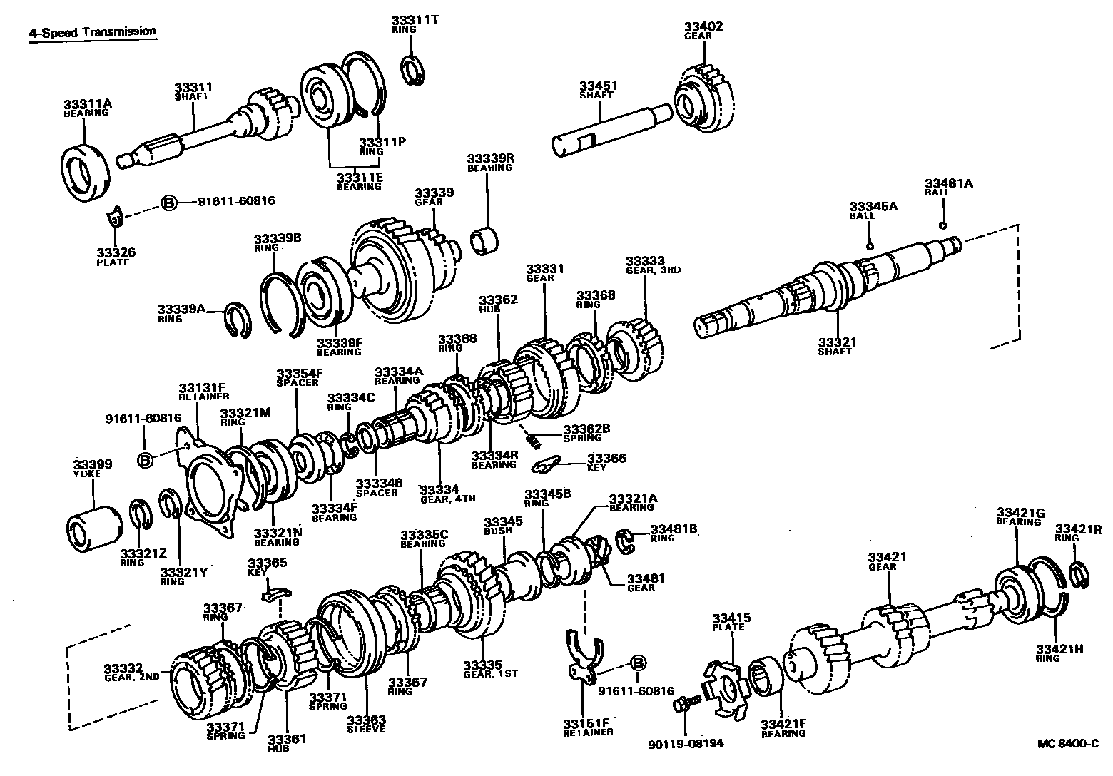 3305 — TRANSMISSION GEAR (MTM)