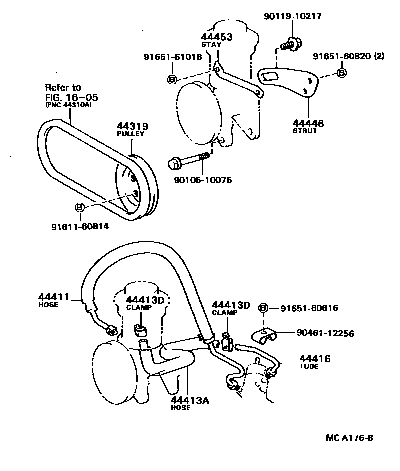 4503 — POWER STEERING TUBE