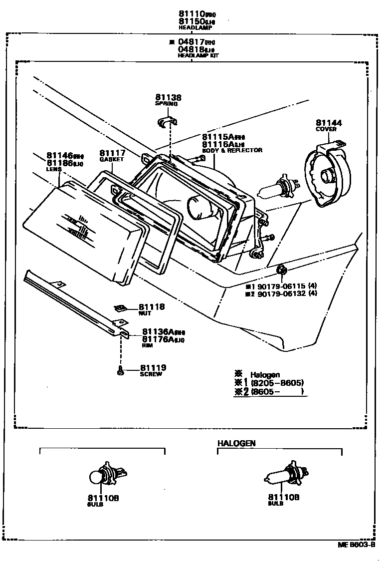 8101 — HEADLAMP