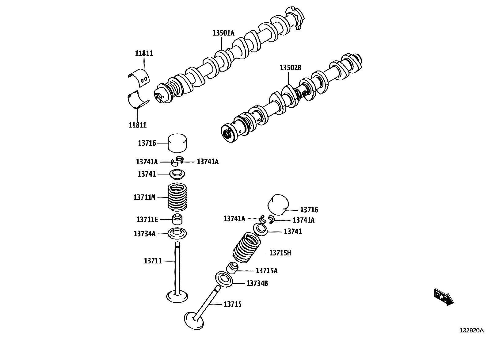 1302 — CAMSHAFT & VALVE