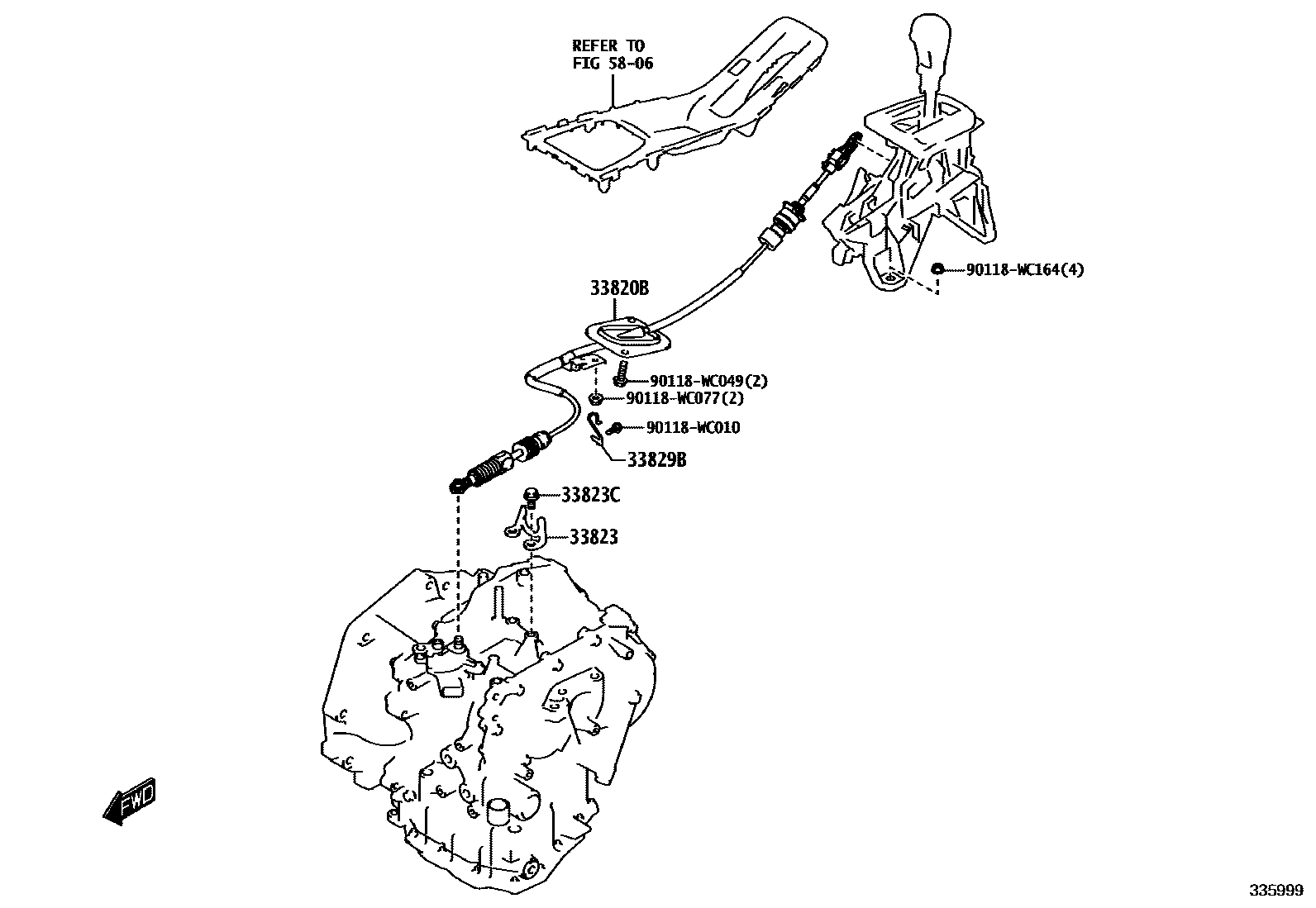 3312 — SHIFT LEVER & RETAINER