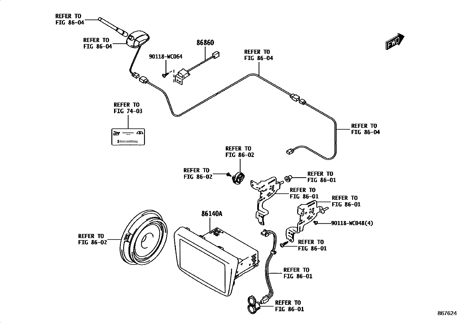 8603 — NAVIGATION & FRONT MONITOR DISPLAY