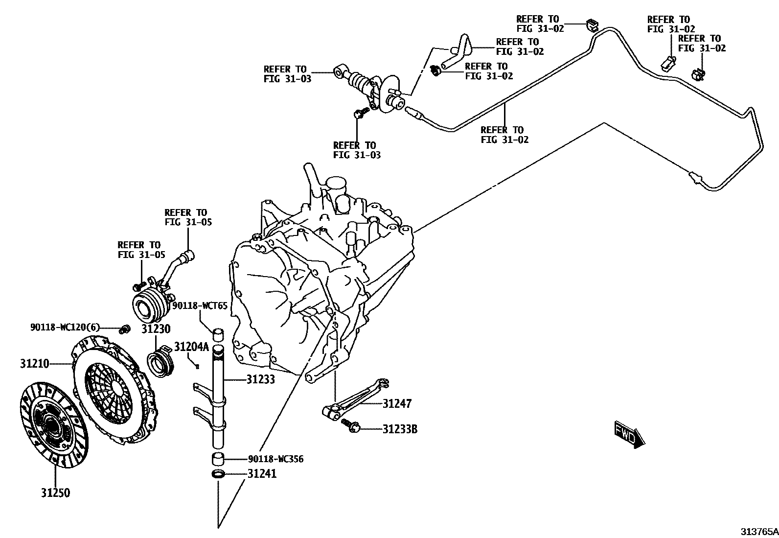 3101 — CLUTCH & RELEASE FORK