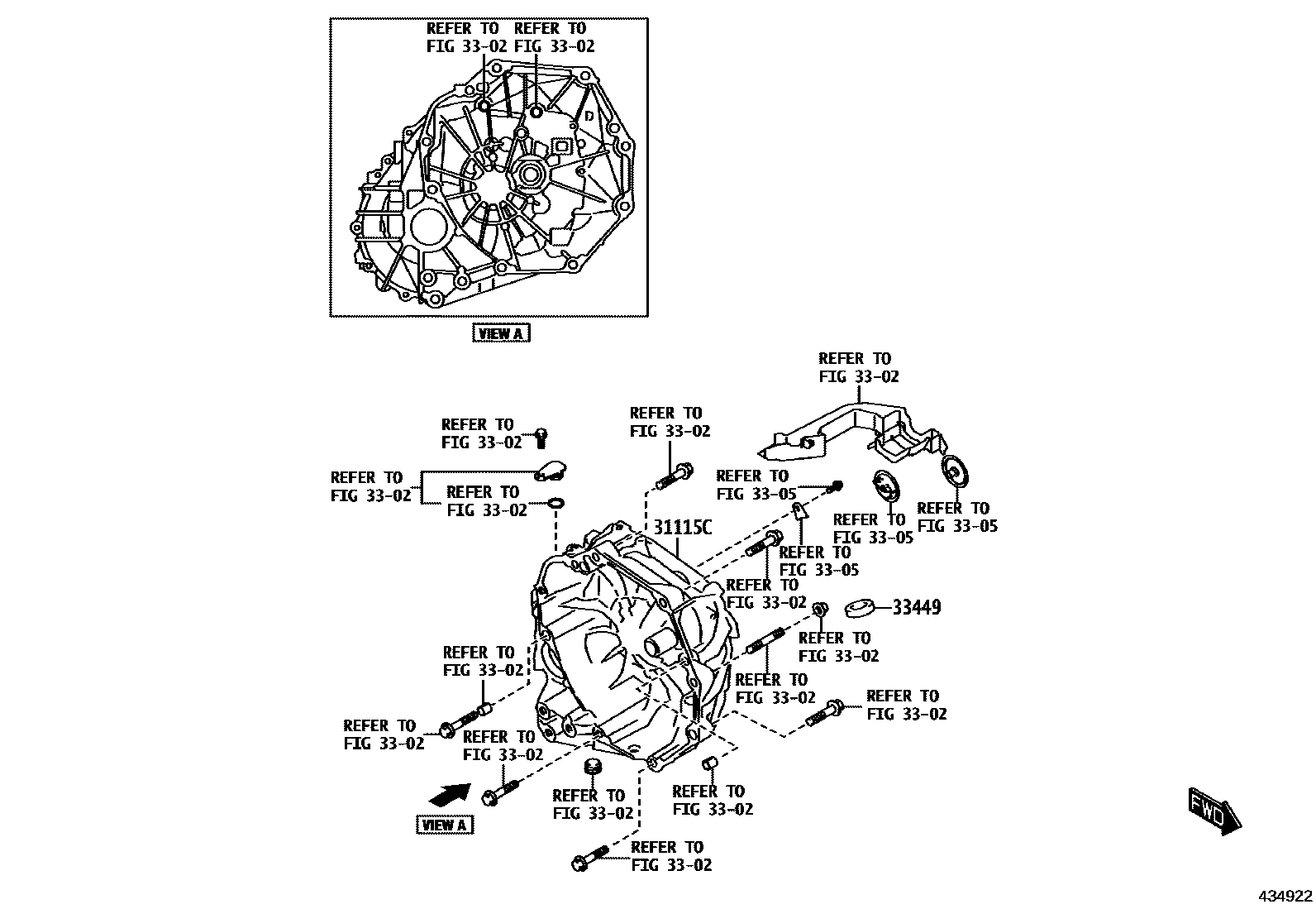 4301 — FRONT AXLE HOUSING & DIFFERENTIAL