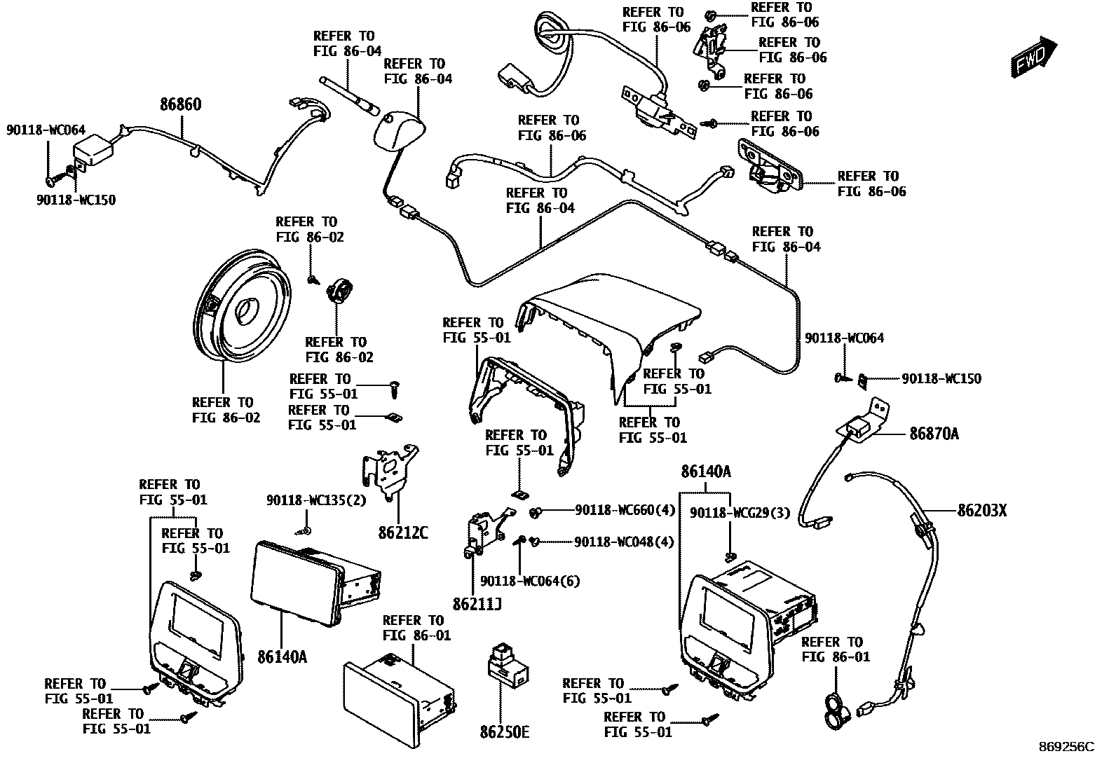 8603 — NAVIGATION & FRONT MONITOR DISPLAY
