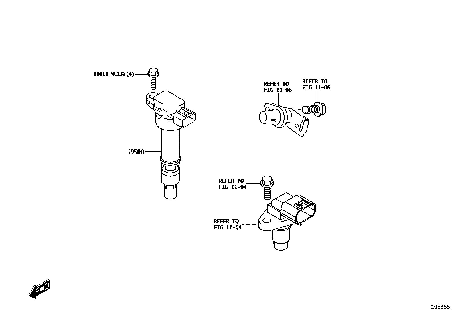 1901 — IGNITION COIL & SPARK PLUG / GLOW PLUG