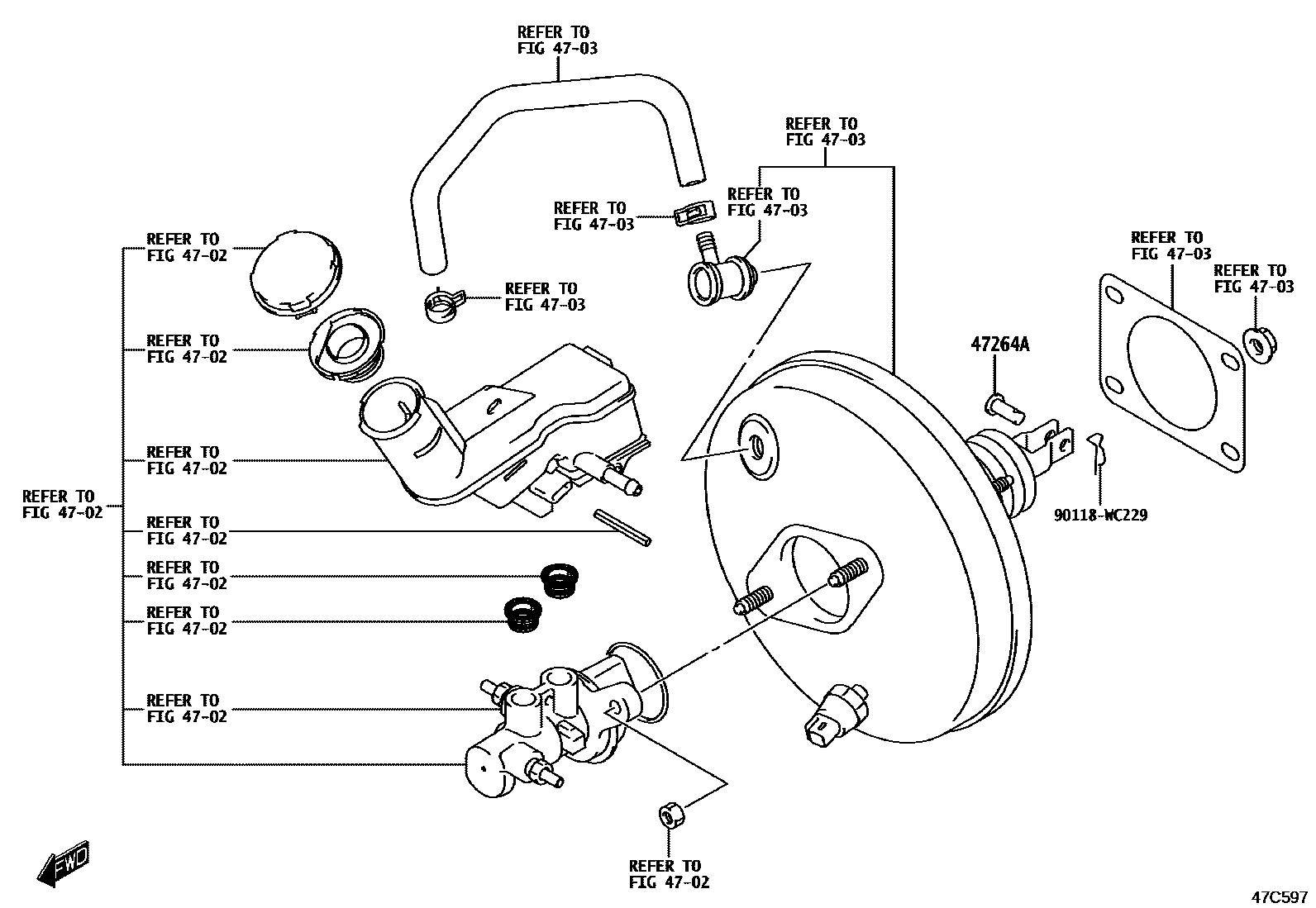 4701 — BRAKE PEDAL & BRACKET