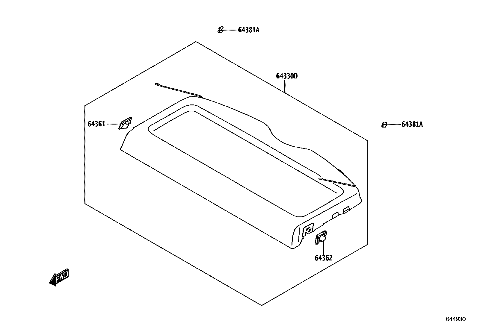 6404 — DECK BOARD & DECK TRIM COVER