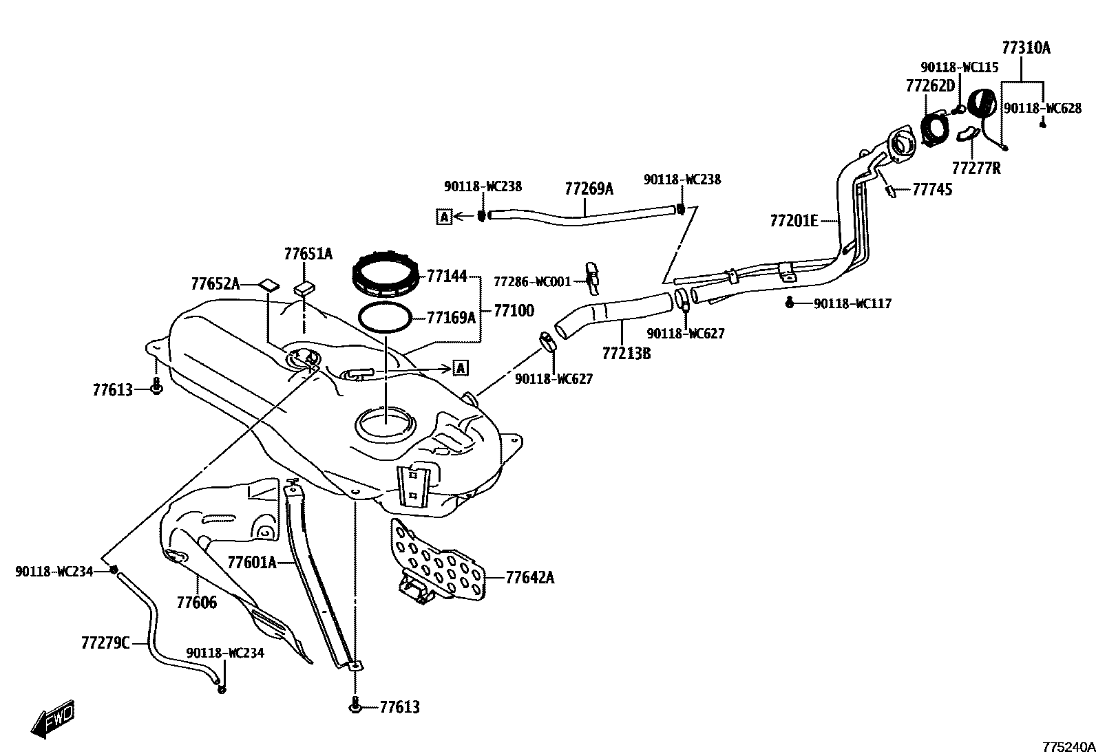 7701 — FUEL TANK & TUBE