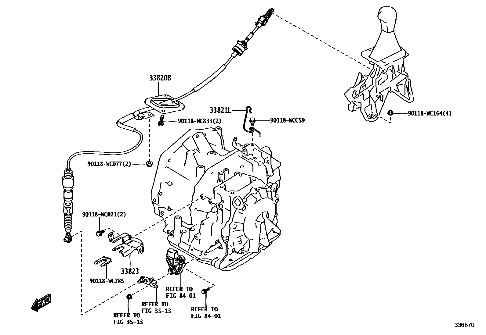3312 — SHIFT LEVER & RETAINER