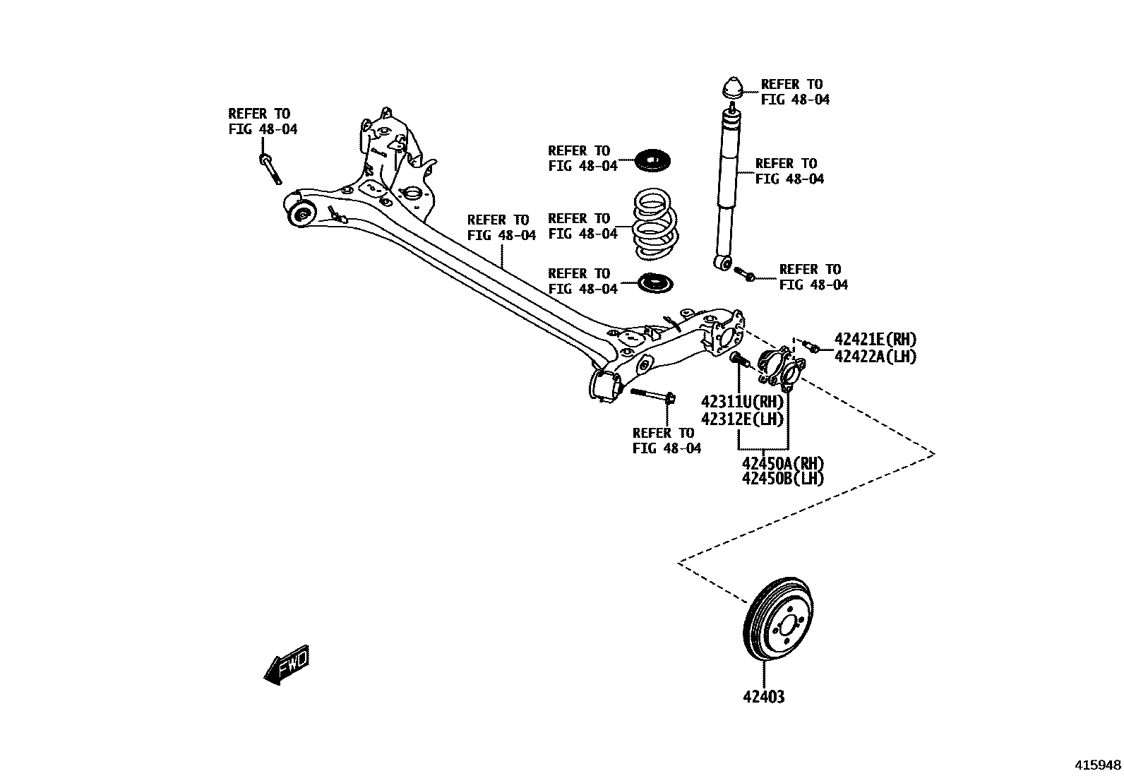 4102 — REAR AXLE SHAFT & HUB