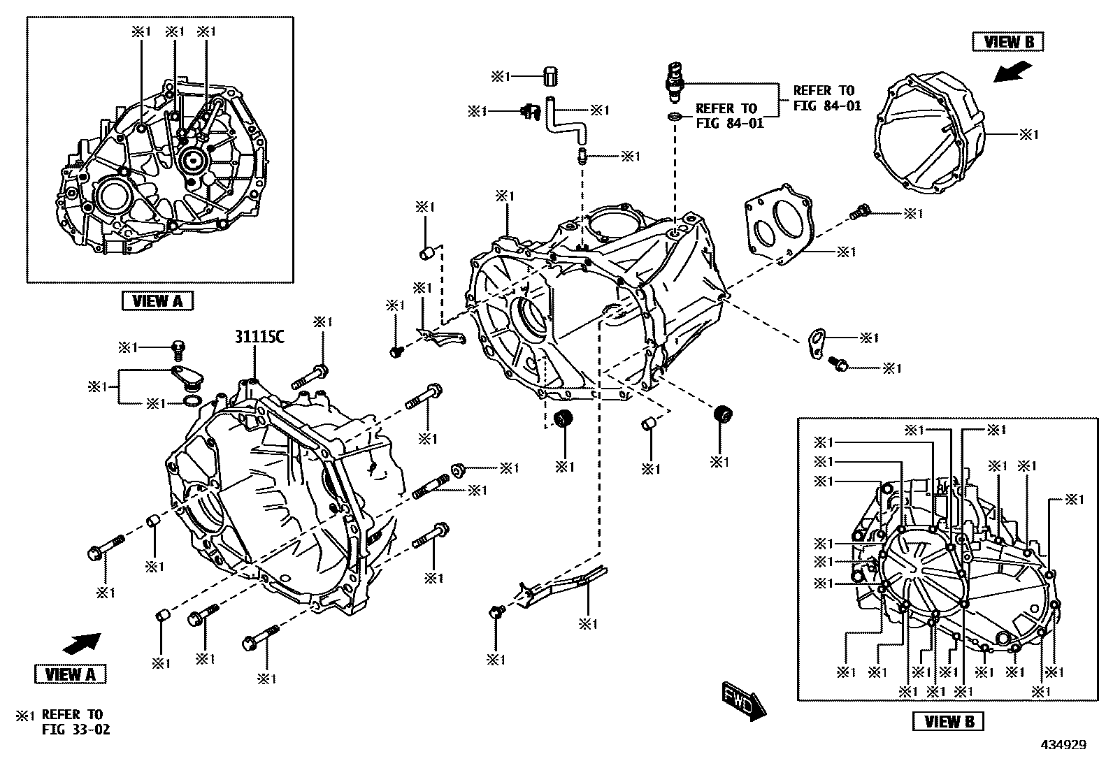 4301 — FRONT AXLE HOUSING & DIFFERENTIAL