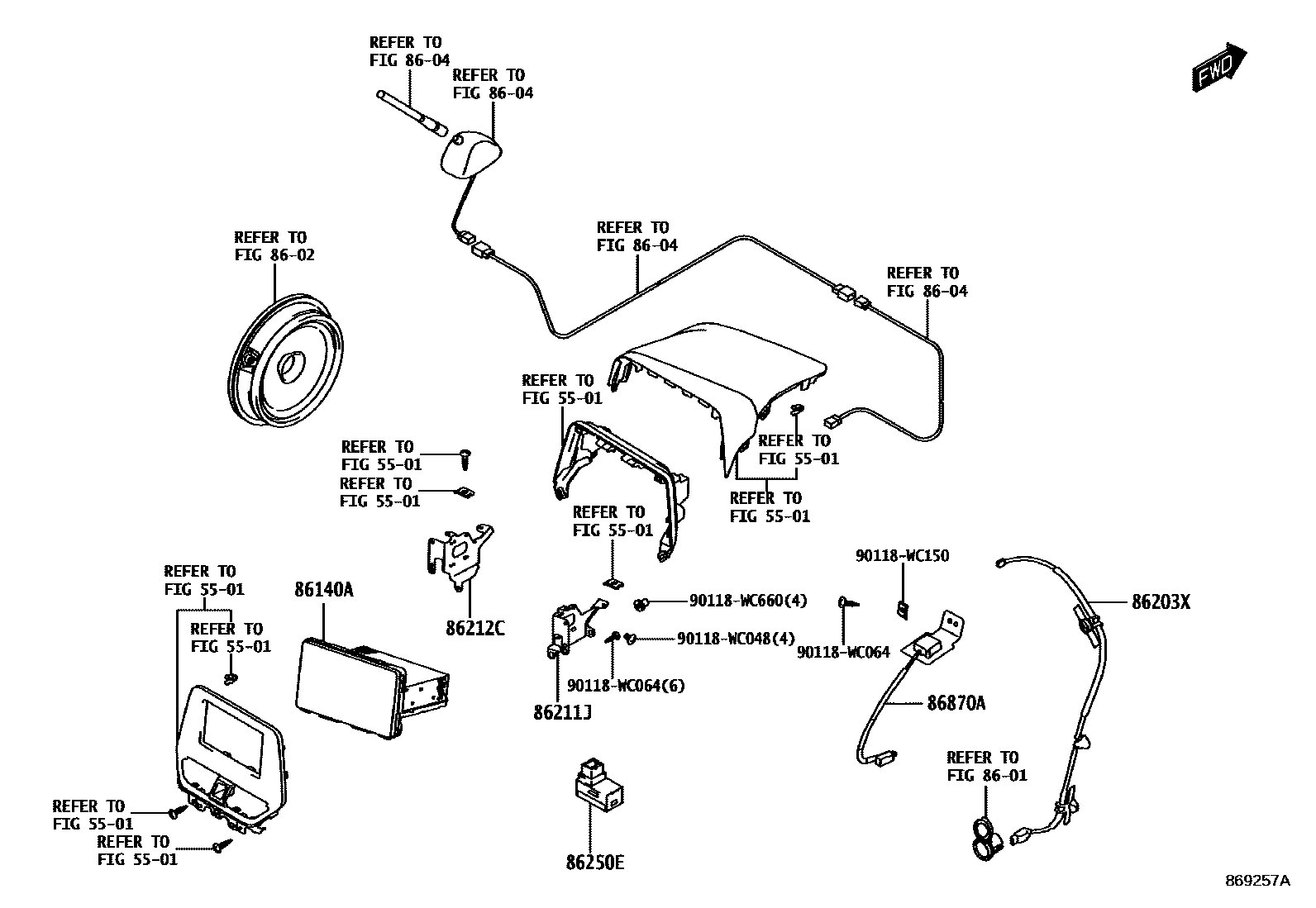 8603 — NAVIGATION & FRONT MONITOR DISPLAY