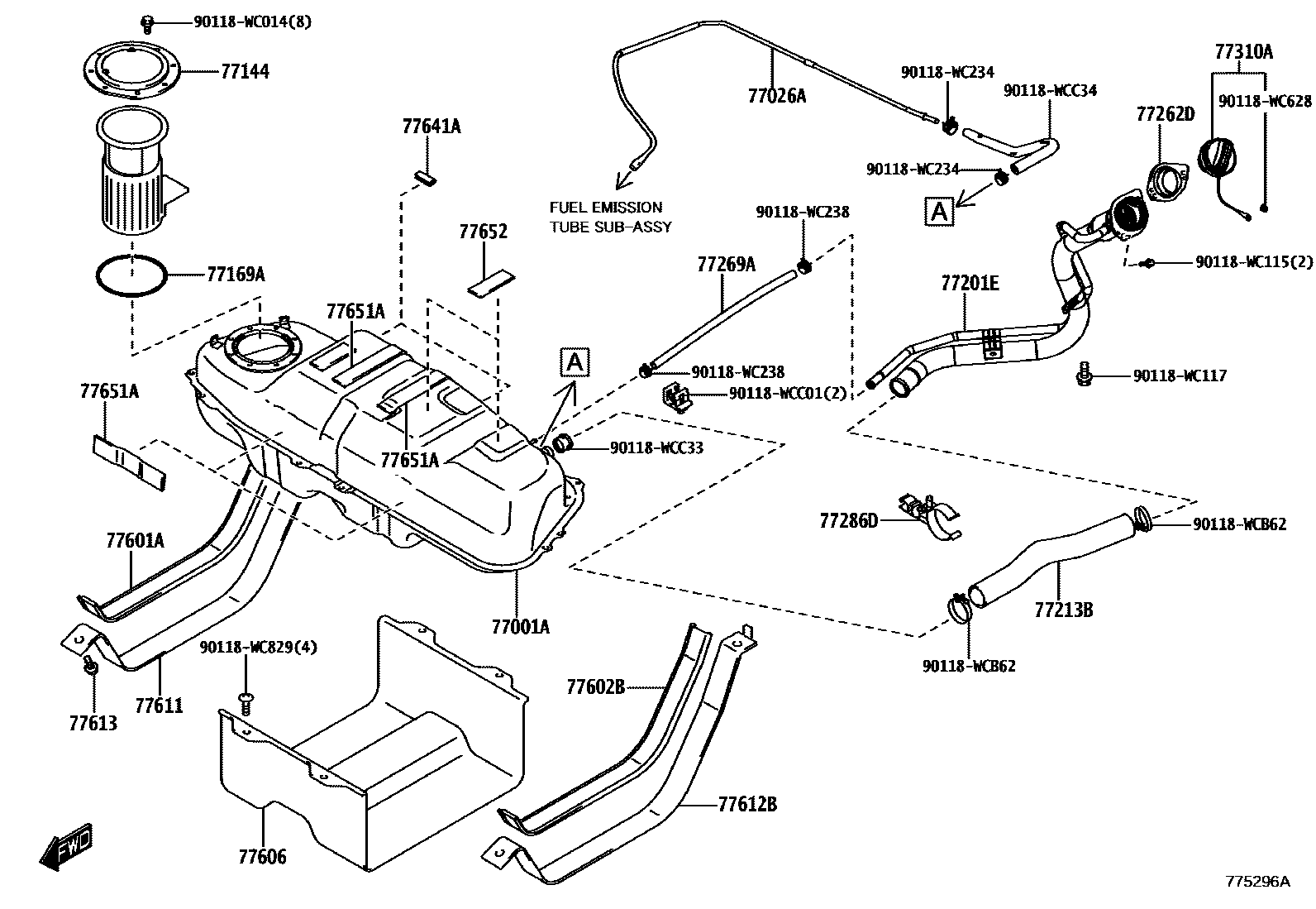 7701 — FUEL TANK & TUBE