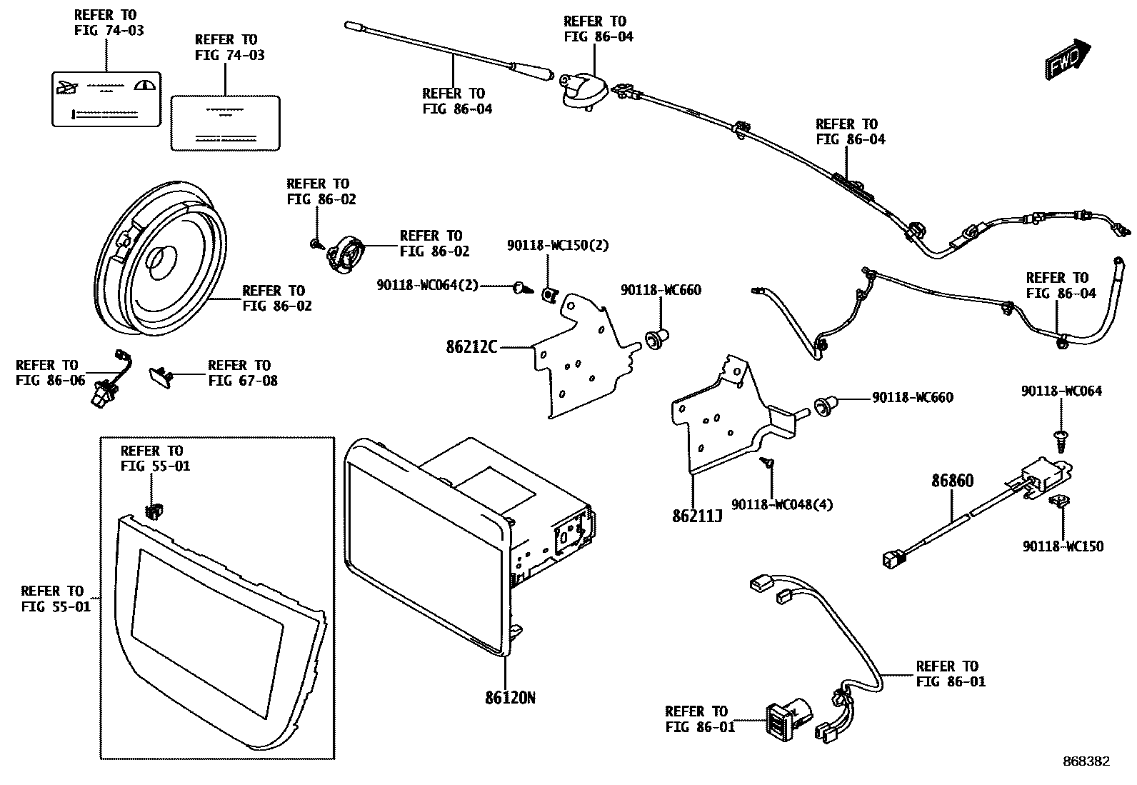 8603 — NAVIGATION & FRONT MONITOR DISPLAY