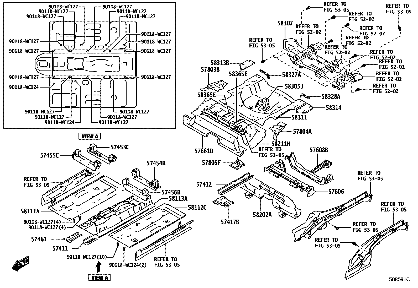 5801 — FLOOR PAN & LOWER BACK PANEL