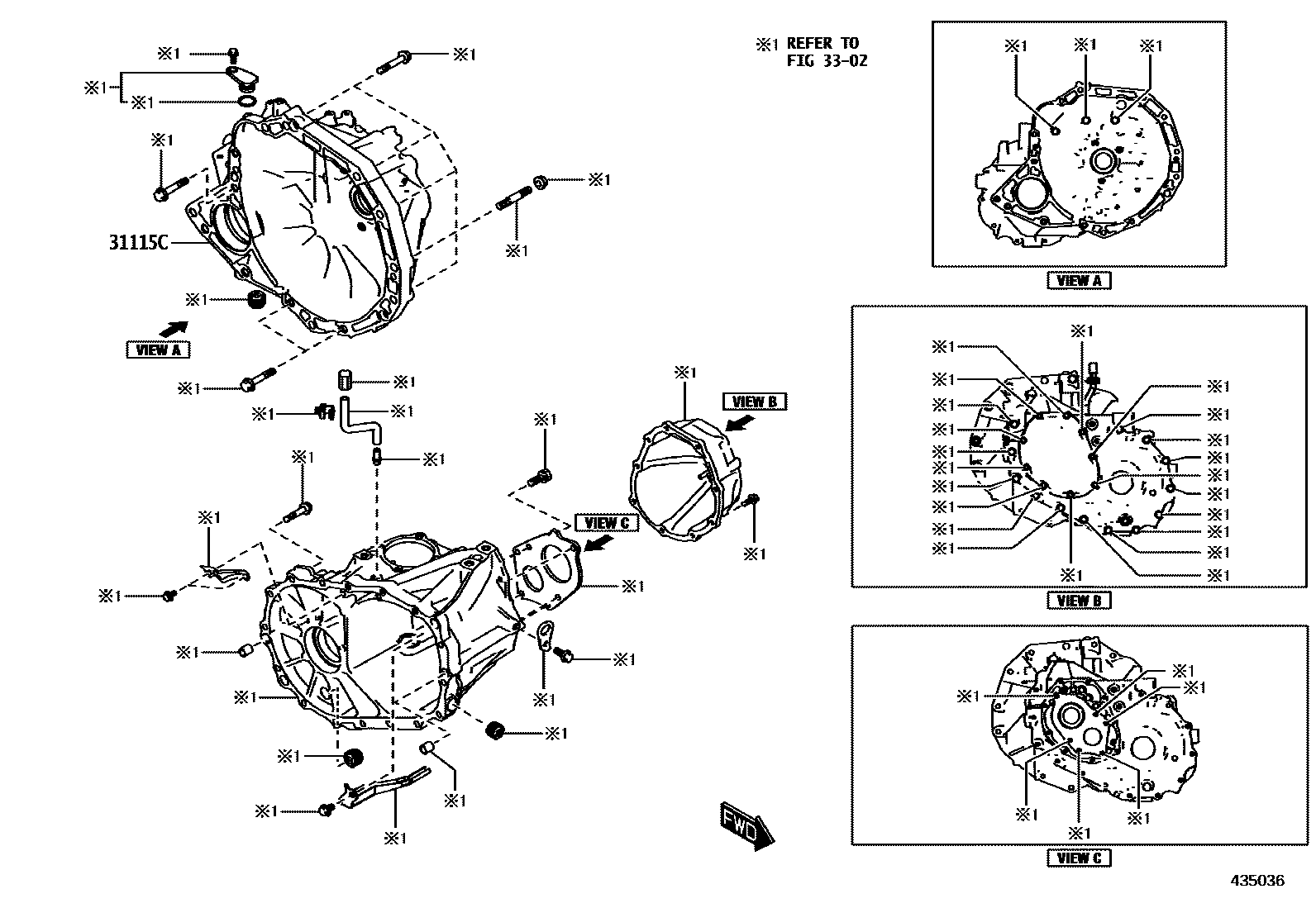 4301 — FRONT AXLE HOUSING & DIFFERENTIAL