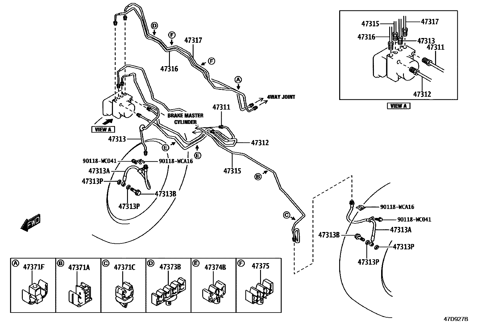 4708 — BRAKE TUBE & CLAMP