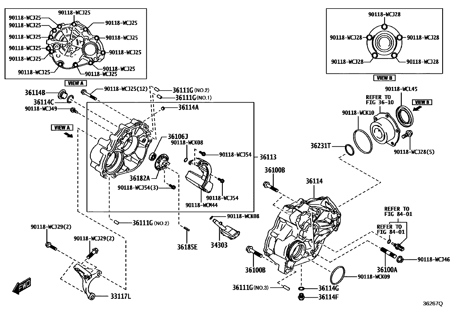 3609 — TRANSFER CASE & EXTENSION HOUSING