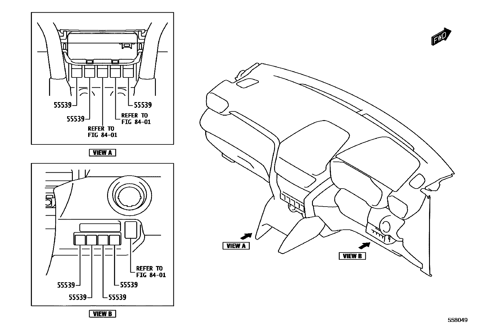 5501 — INSTRUMENT PANEL & GLOVE COMPARTMENT