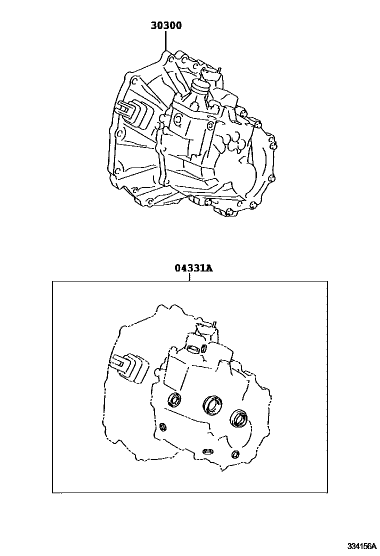3301 — TRANSAXLE OR TRANSMISSION ASSY & GASKET KIT (MTM)