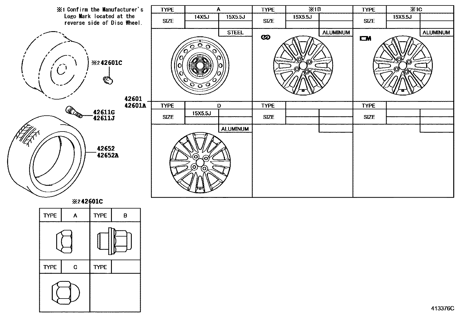 4103 — DISC WHEEL & WHEEL CAP