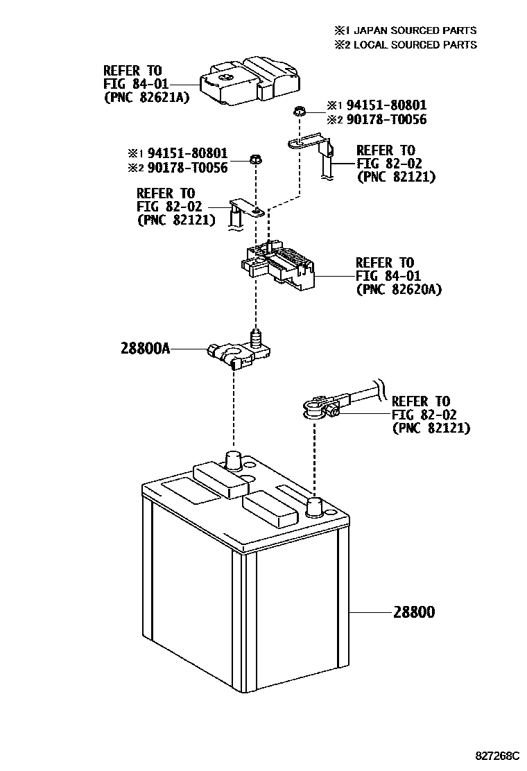 8201 — BATTERY & BATTERY CABLE