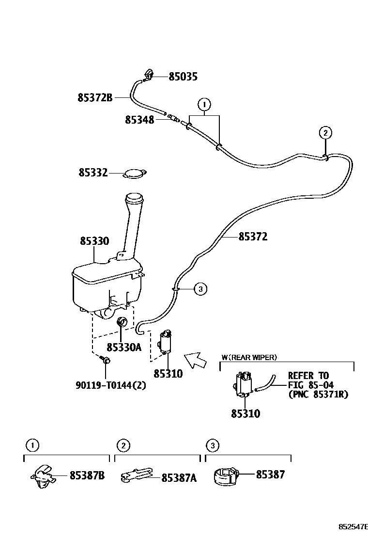 8503 — WINDSHIELD WASHER