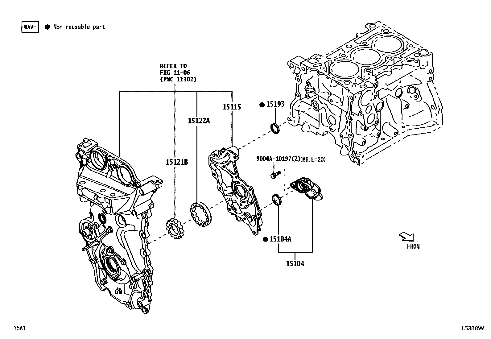 1501 — ENGINE OIL PUMP