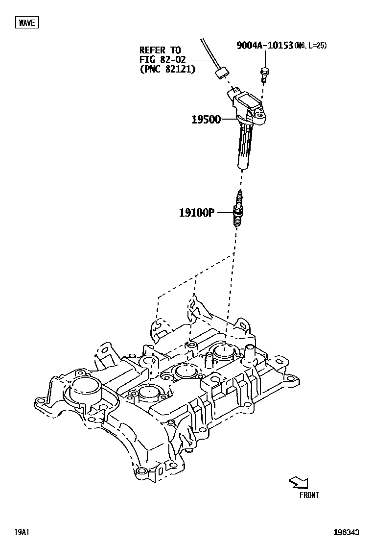 1901 — IGNITION COIL & SPARK PLUG / GLOW PLUG