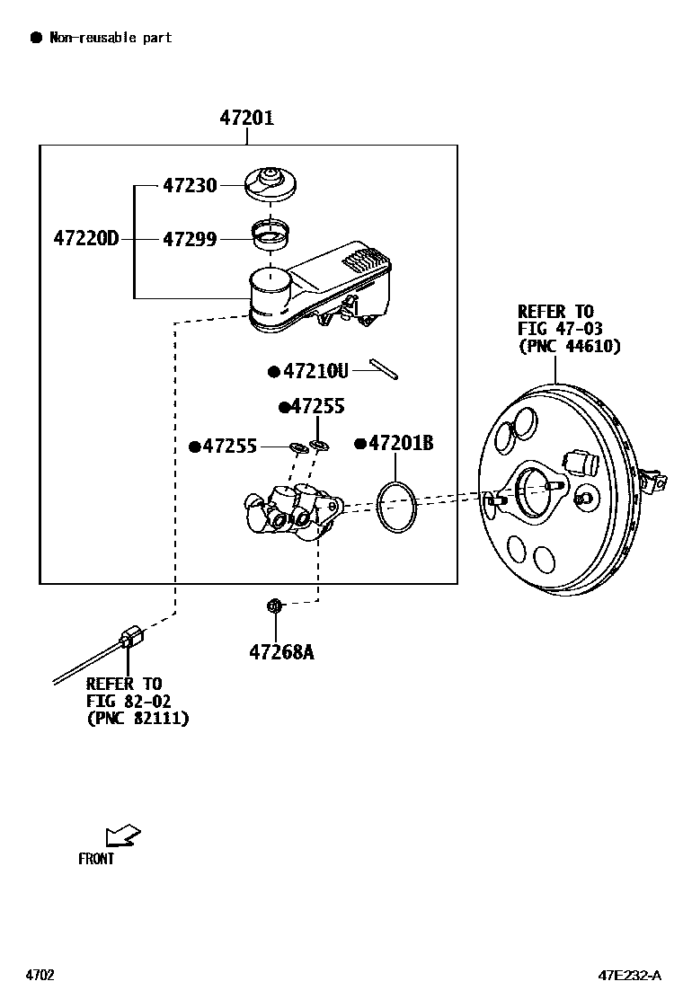4702 — BRAKE MASTER CYLINDER