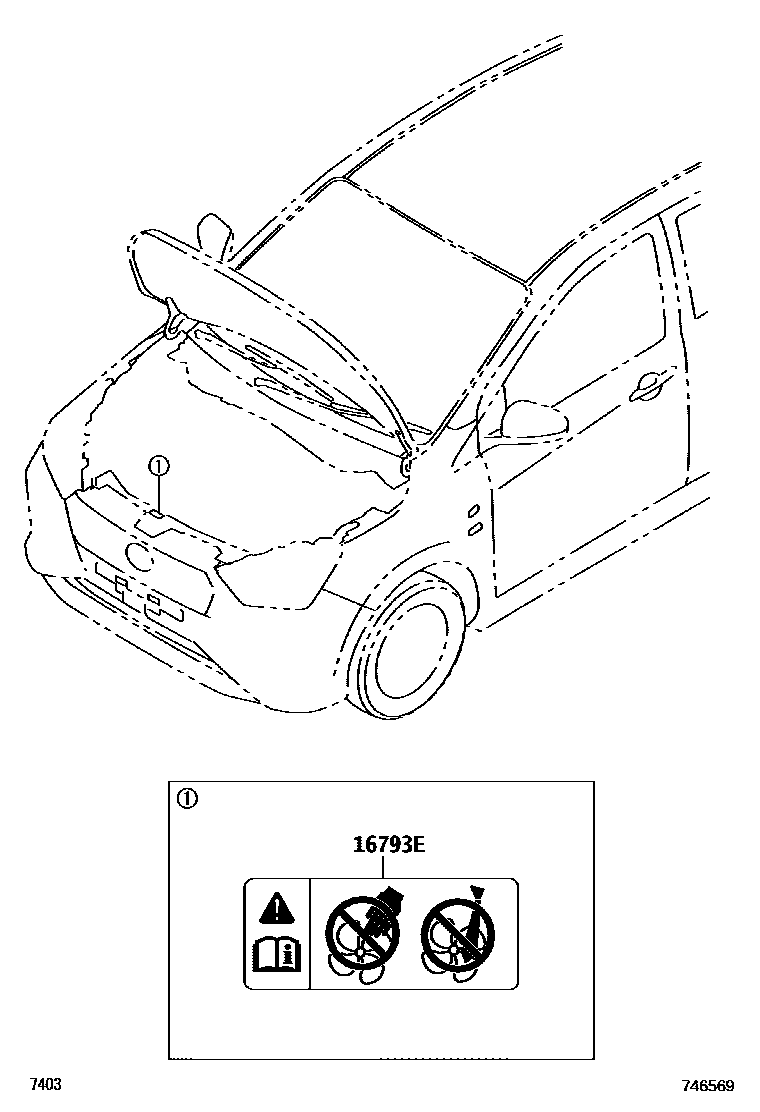 7403 — CAUTION PLATE (EXTERIOR & INTERIOR)