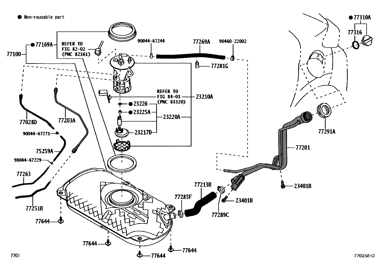7701 — FUEL TANK & TUBE