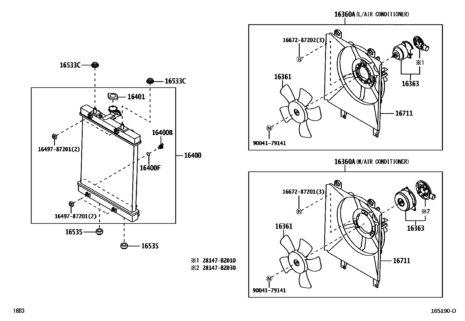 1603 — RADIATOR & WATER OUTLET