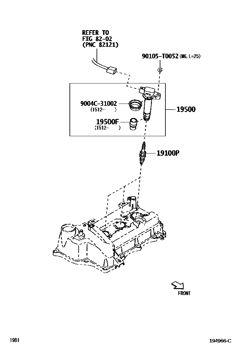 1901 — IGNITION COIL & SPARK PLUG / GLOW PLUG