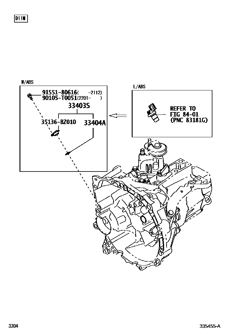 3304 — SPEEDOMETER DRIVEN GEAR (MTM)