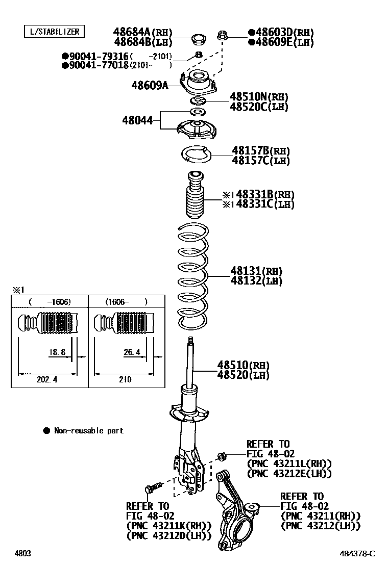4803 — FRONT SPRING & SHOCK ABSORBER