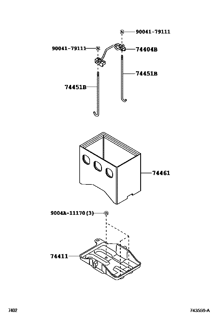 7402 — BATTERY CARRIER